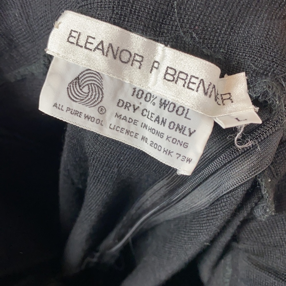 Vintage Eleanor P Brenner wool stirrup pants - Picture 8 of 8